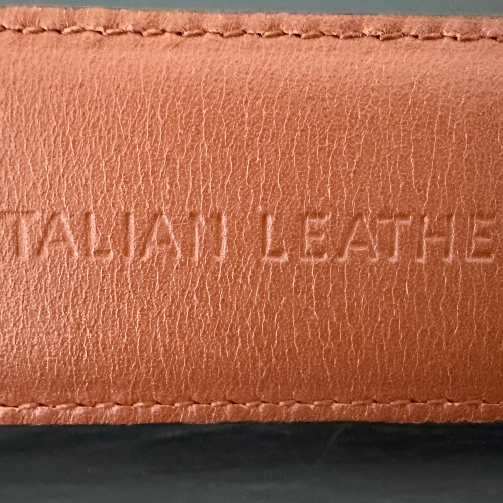 Ralph Lauren Polo Italian Leather Belt w/Chrome Buckle. Size 36-38. NWOT. - Picture 7 of 8
